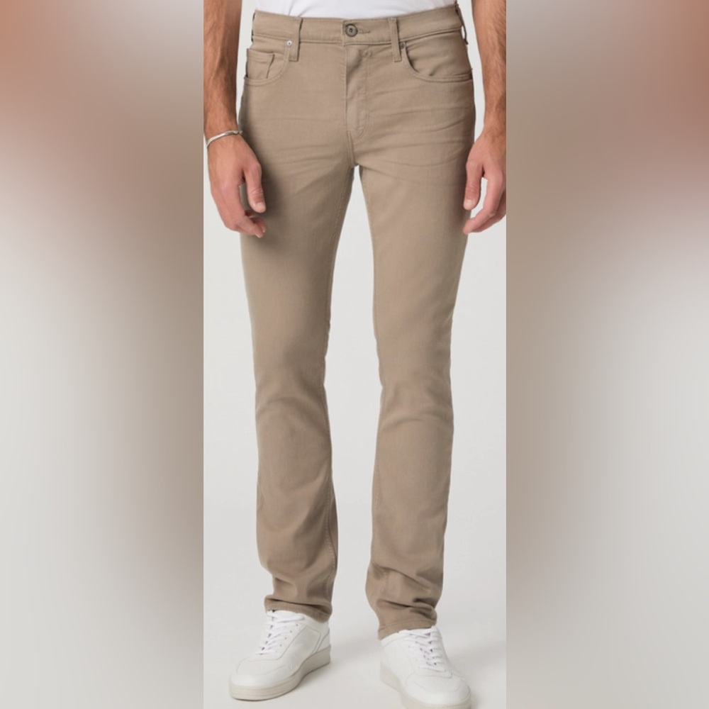 PAIGE Men's Beige Slim Jeans
